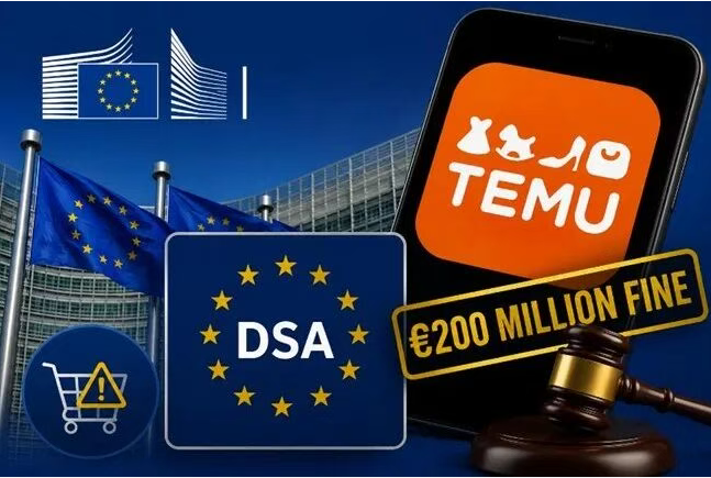 Temu就2亿欧元DSA罚款上诉欧盟